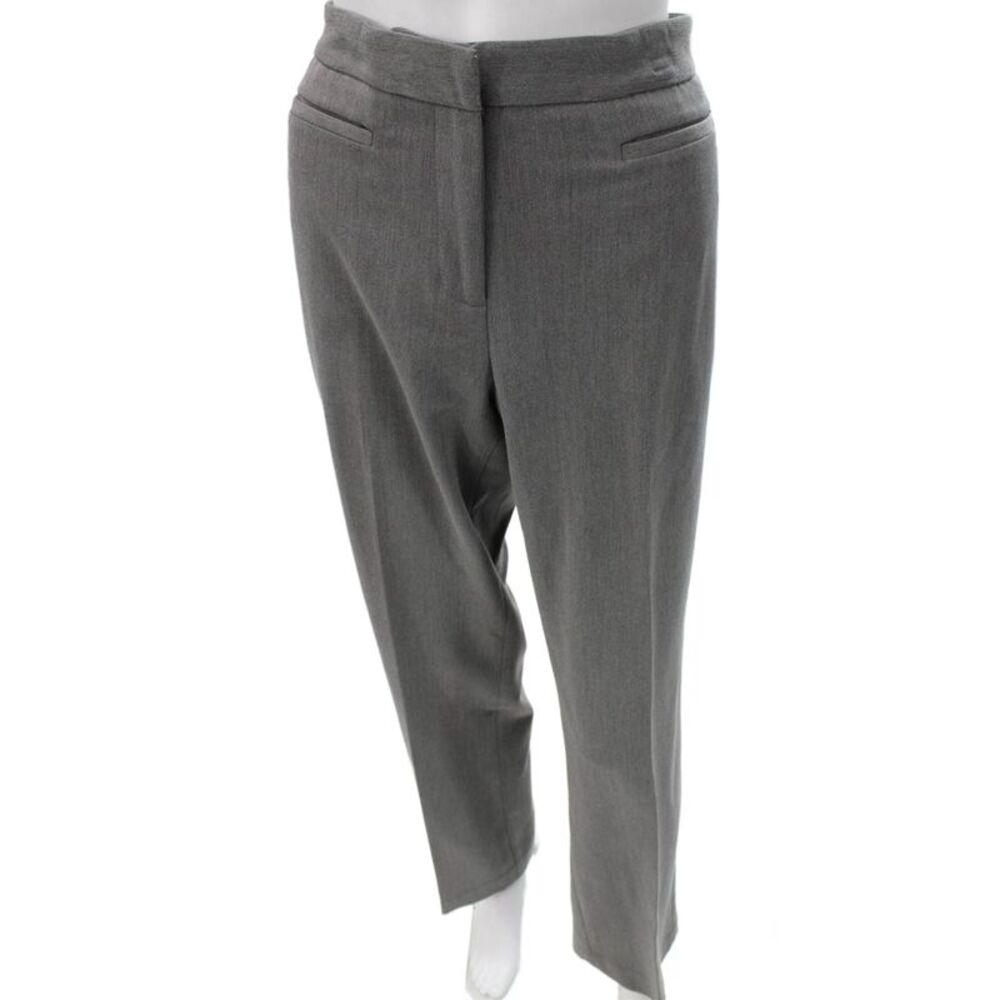 Audra Womens Gray Polyester Blend Dress Pants Size 8